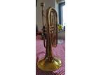 King 1130 Flugabone Jazz/marching Great Player! Wear mostly Lacquer Loss....