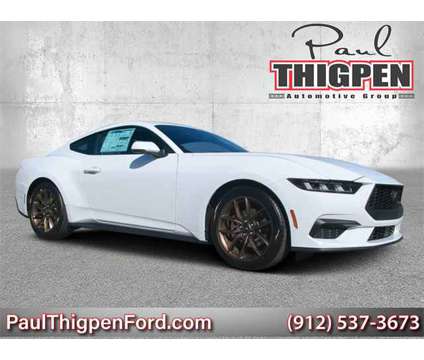 2024 Ford Mustang EcoBoost Premium is a White 2024 Ford Mustang EcoBoost Premium Coupe in Vidalia GA