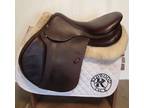 17.5" Devoucoux Biarritz S Saddle - 2022 - 2A Flaps - D3D - 4.75" dot to dot