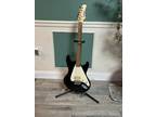 First Act Electric Guitar Black/White Right Hand, Optional Stand