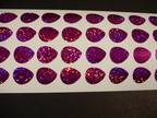 50PK Colorado Blade #2 Holographic Sparkle Die Cuts Fishing Lure Tape 14 COLORS