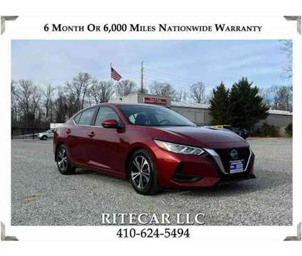 2020 Nissan Sentra for sale is a Red 2020 Nissan Sentra 1.8 Trim Car for Sale in Edgewood MD