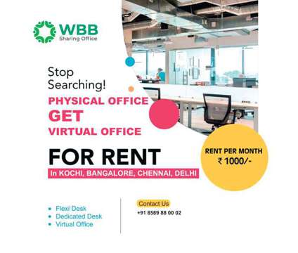 Virtual Office in Bangalore | GST, Company Reg @ Best Price in Bangalore KA is a Office Space for Sale