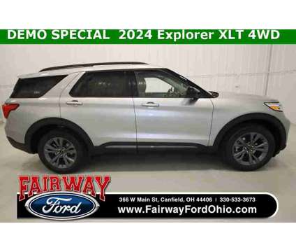 2024 Ford Explorer XLT is a Silver 2024 Ford Explorer XLT SUV in Canfield OH