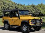 1997 Land Rover Defender 90 Convertible Yellow