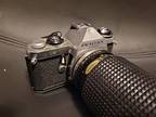Vintage Asahi Pentax ME 35mm SLR Camera w/ 70-220mm Osawa Lens