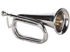 Professional Army Bugle Silver Plated Tunable Mouthpiece Scout Bugle Hard Case