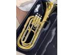 Baritone Horn Wisemann DBH-600, rosebrass leadpipe, with canvas case,mouthpiece