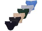 Men's ULTRA Cotton Bikini Brief Underwear - Assorted Colors (6 Pack)