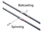 SPIDERII Spinning Rod 6ft 2-7lb Ultralight Trout Fishing Rod Carbon Solid Wood