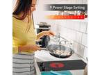 12inch Electric Radiant Cooktop Built-in 2 Burner 120V 1800W Electric Stove Top