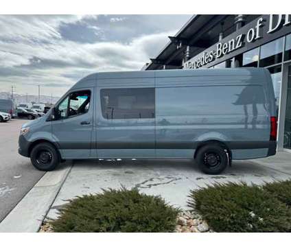 2024 Mercedes-Benz Sprinter Crew Van is a Blue 2024 Mercedes-Benz Sprinter 3500 Trim Van in Draper UT