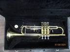 Jupiter JTR-600M TRUMPET with case and mouthpiece.