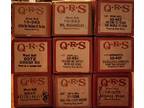 Lot of 9 QRS Piano Word Rolls ~ Popular songs of the 60's and 70's