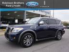 2019 Nissan Armada Blue, 102K miles