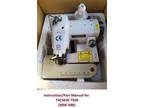 Tacsew T500 (Msk-588) - Portable Blindstitch Sewing Machine [Pdf Manual]