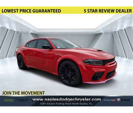 2023 Dodge Charger R/T Scat Pack Widebody is a Red 2023 Dodge Charger R/T Scat Pack Sedan in Naples FL