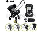 Baby Infant Car Seats Stroller Combos for Newborn light weight travel Black