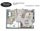 The Estates - A2- 1 Bedroom / 1 Bath - The Estates at Legends