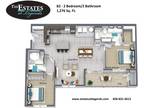 The Estates - B2- 2 Bedroom / 2 Bath - The Estates at Legends