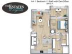 The Estates - A-4 - 1 Bedroom with Den/Office - Estates III