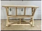 Handmade console Wooden Table
