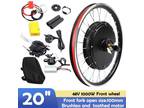 20" E-Bike Bicycle Conversion Kit 250W/1000W Electric Front/Rear Wheel Hub Motor