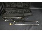 Moz Eb Alto Trombone w/Case and Mouthpiece- Nickel Plated Finish