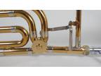 Free Shipping - Vintage 1972 Holton TR680 F-Trigger Trombone w/ Case & MPC USA