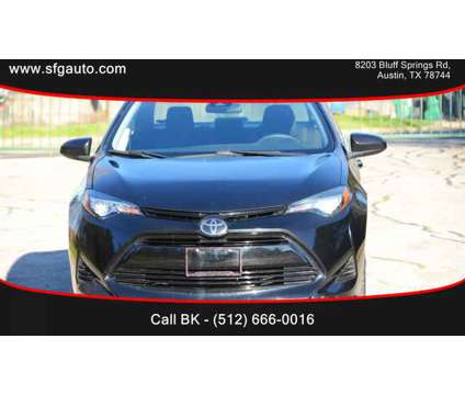2018 Toyota Corolla for sale is a Black 2018 Toyota Corolla Car for Sale in Austin TX