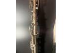 Vintage Silver Plated Clarinet Needs Work Or For Parts Unbranded