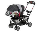 Baby Trend Sit N' Stand Foldable Front and Rear Seat Ultra Stroller (Open Box)