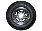 20.5X8.00-10 ST Tire LRD on 5-Lug on 4.5" Aluminum Wheel Gunmetal Polished Lip