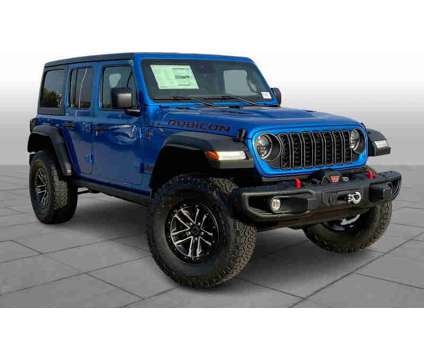 2024NewJeepNewWranglerNew4 Door 4x4 is a Blue 2024 Jeep Wrangler Car for Sale in Denton TX