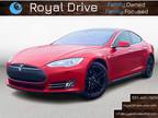 2015 Tesla Model S Red, 134K miles