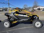 New 2024 Can-Am® Maverick R X RS with Smart-Shox Carbon Black & Neo Yellow