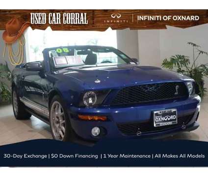 2008 Ford Mustang SHELBY GT500 CONVERTIBLE MANUAL 6 SPEED is a Blue 2008 Ford Mustang Shelby GT Convertible in Oxnard CA