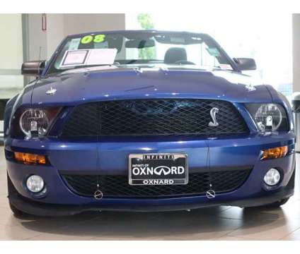 2008 Ford Mustang SHELBY GT500 CONVERTIBLE MANUAL 6 SPEED is a Blue 2008 Ford Mustang Shelby GT Convertible in Oxnard CA