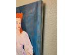 Barbie painting in the manner of John Singer Sargent 24x18"