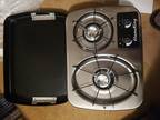 NEW Flame King YSNHT600 2-Burner Built-in RV Cooktop Propane Stove
