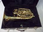 Quality! Dynasty U.S.A. Marching Baritone Horn + Original Case