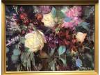 Roses Oil Painting Original Floral Impressionism Art by Emiliya Lane 16x20