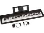 Yamaha P45 P71 88-Key Weighted Action Digital Piano w/Pedal & Power Supply