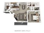 River Walk Apartment Homes - One Bedroom - 710 sqft