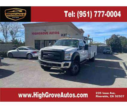 2015 Ford F550 Super Duty Crew Cab &amp; Chassis for sale is a White 2015 Ford F-550 Car for Sale in Riverside CA