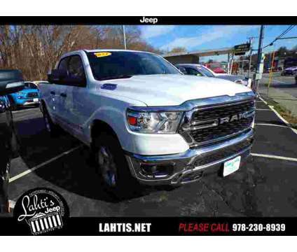 2023UsedRamUsed1500Used4x4 Quad Cab 64 Box is a White 2023 RAM 1500 Model Car for Sale in Leominster MA