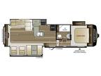 2019 Keystone Cougar 29RES w Fireplace & Queen Bed 32ft