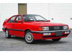 1987 Audi Coupe Base Coupe GT Hatchback Red