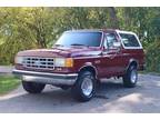 1989 Ford Bronco XLT Cabernet Red SUV