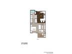 Katsura Apartments - Studio Floor Plan E